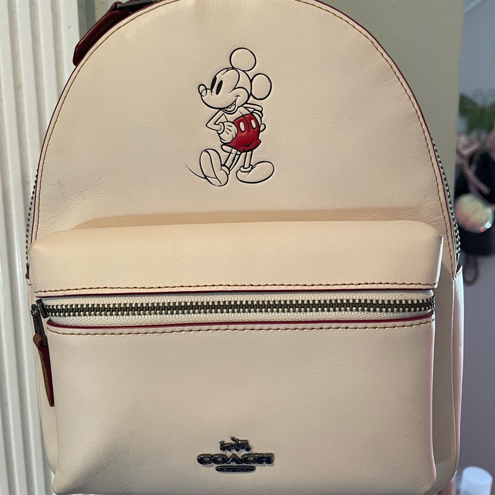 Coach X Disney Mickey Mouse mini Charlie Backpack
